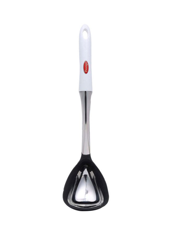 Prestige Stainless Steel Soup Ladle Silver/Black/White 27cm - Image 1