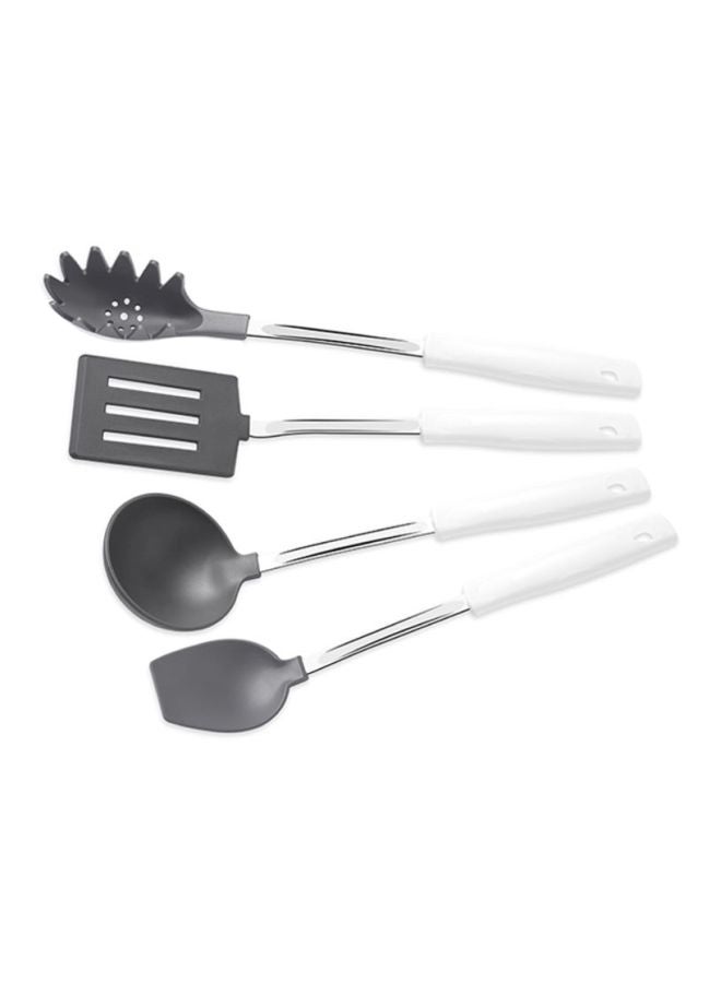 ترامونتينا طقم من 4 أواني أبيض/ أسود - Image 1