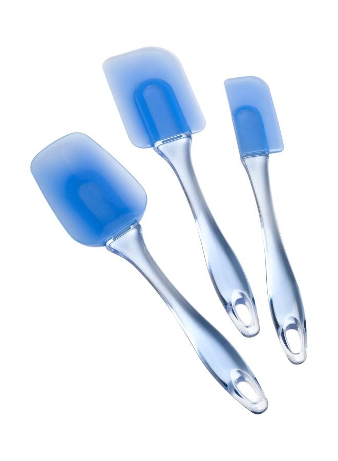 Wilton - 3-Piece Easy Flex Spatula Set Blue - Image 1