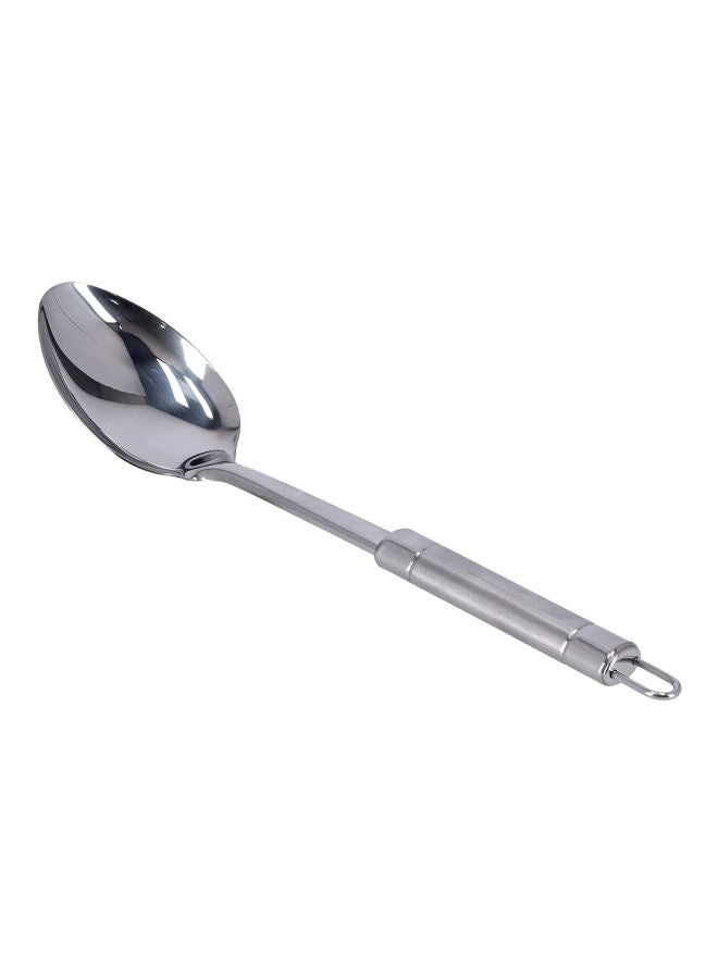 Royalford Stainless Steel Serving Spoon Silver 33x7.3cm  - Image 1