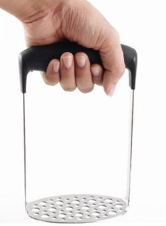 شاربدو هراسة بطاطس من الستانلس ستيل شفاف/أسود/فضي  - Image 5