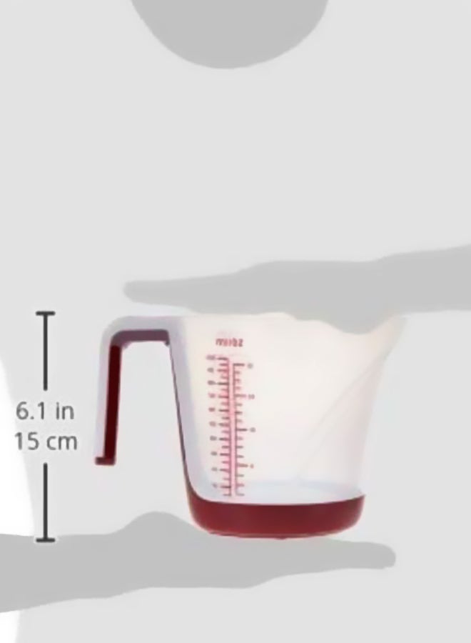 Sanford Digital Measuring Cup Clear/Maroon/Silver 1000ml - Image 3