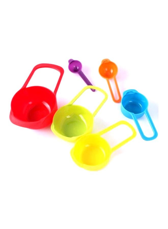 Cool Baby - 6-Piece Measuring Spoon Set Red/Yellow/Purple - Image 1