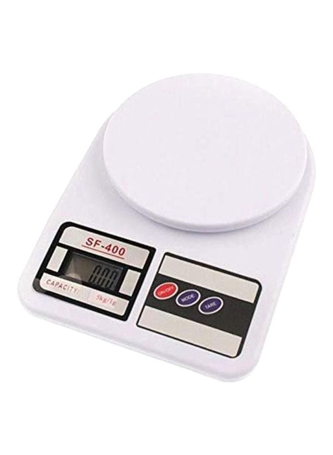 Digital Kitchen Scale White 24x16.5x3.5cm
