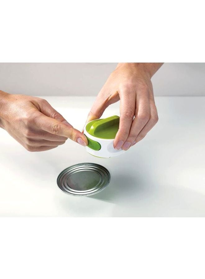 Joseph Joseph - Can-Do Compact Can Opener White/Green 2.6x2x2inch - Image 1