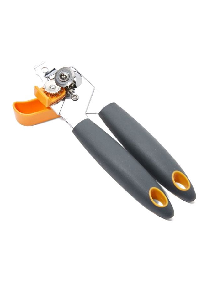 FACKELMANN Stainless Steel Can Opener Grey/Orange 20cm - Image 2