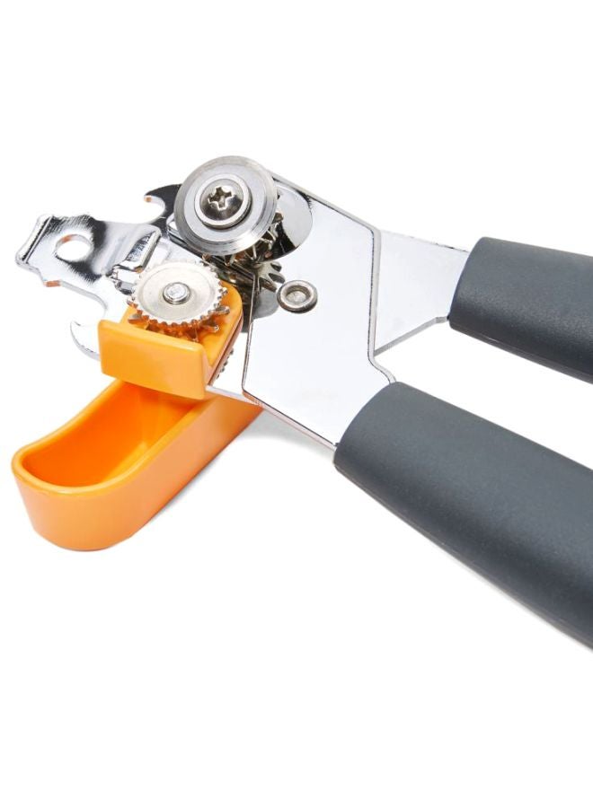 FACKELMANN Stainless Steel Can Opener Grey/Orange 20cm - Image 3