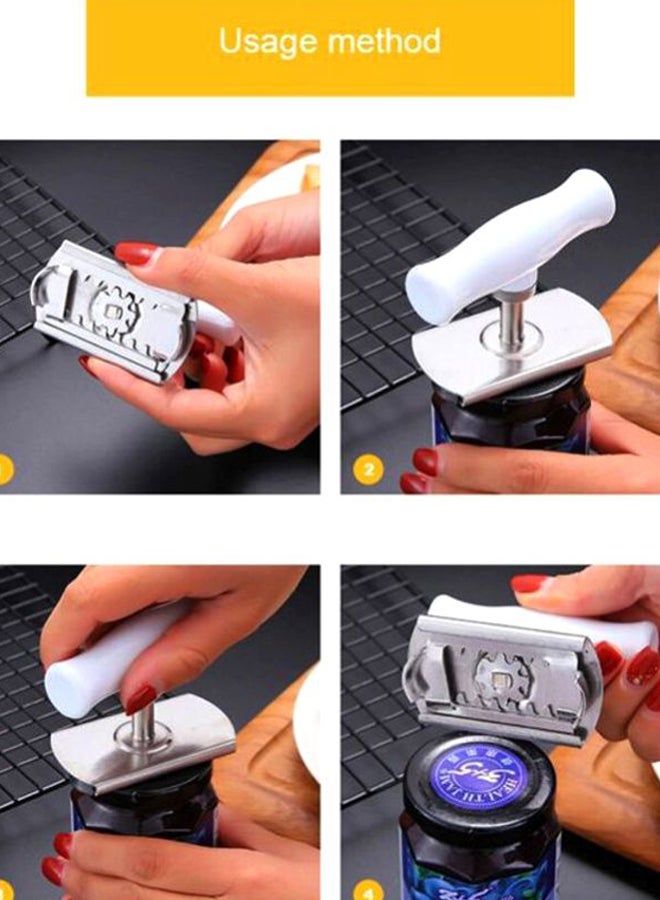 Beauenty Capping Artifact Bottle Opener Silver/White 6.8x10.3cm - Image 5