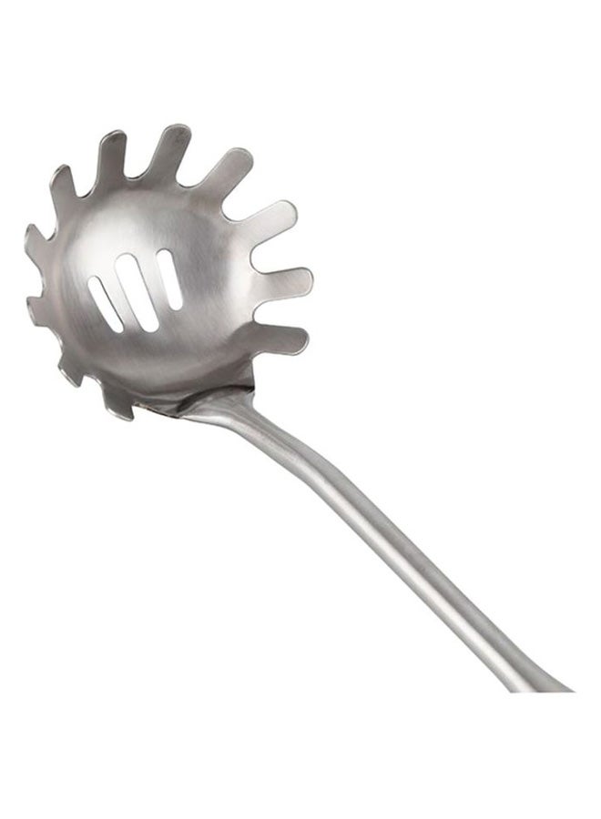 Berger Stainless Steel Spagatti With Rubber Wood Handle Silver 35x8x2cm  - Image 3