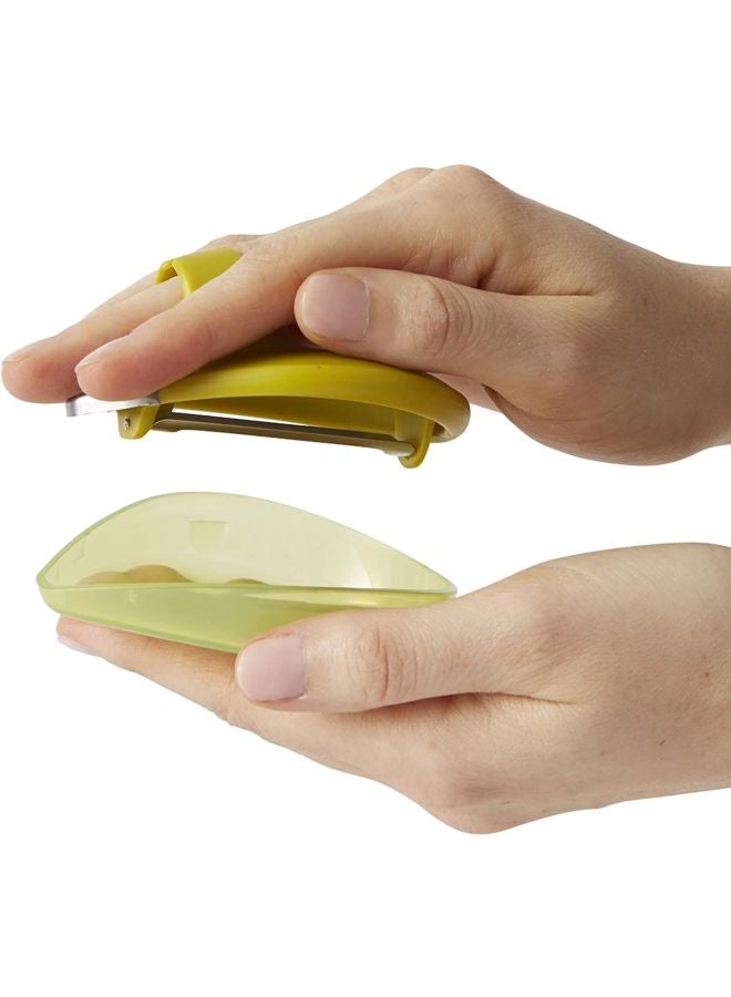 Chef'n - Vegetable Peeler Green/Silver 1.85x3.19x3.59inch - Image 1