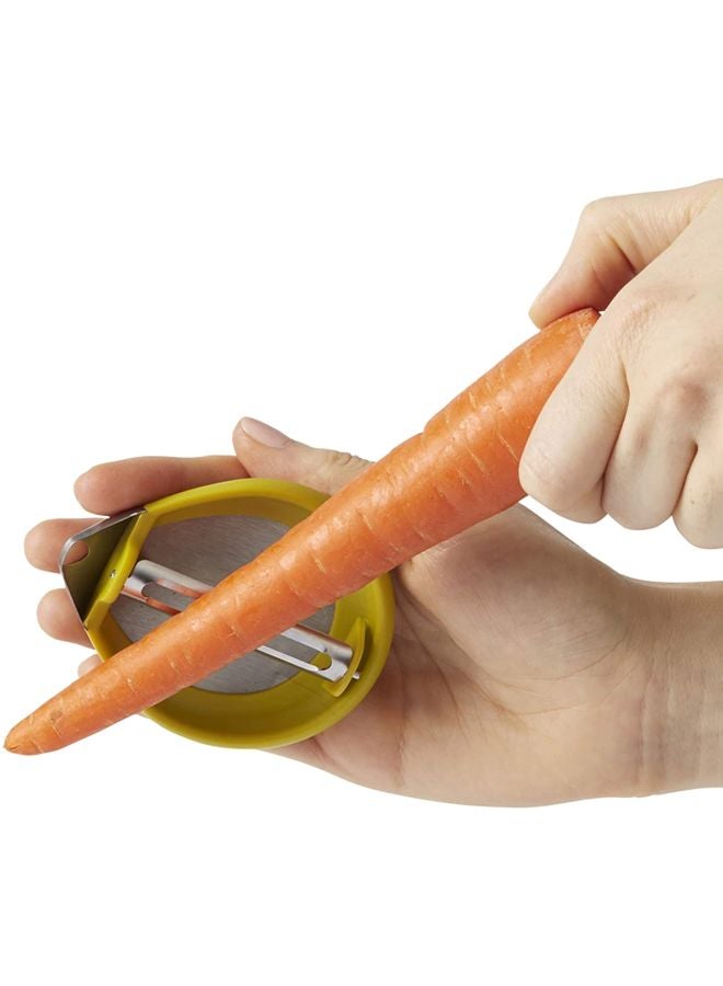 Chef'n - Vegetable Peeler Green/Silver 1.85x3.19x3.59inch - Image 1