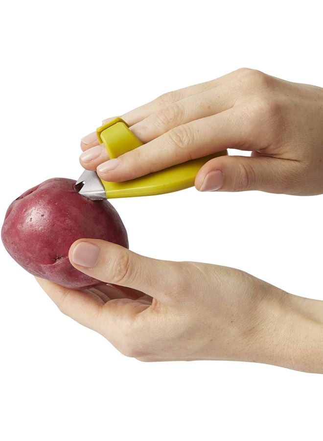 Chef'n - Vegetable Peeler Green/Silver 1.85x3.19x3.59inch - Image 1