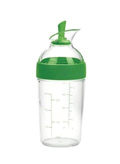 OXO Good Grips Little Salad Dressing Shaker Clear/Green 3x4.2x9.5inch  - Image 1