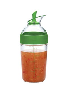 OXO Good Grips Little Salad Dressing Shaker Clear/Green 3x4.2x9.5inch  - Image 2