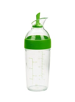 OXO Good Grips Little Salad Dressing Shaker Clear/Green 3x4.2x9.5inch  - Image 1