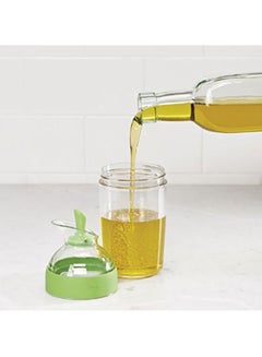 OXO Good Grips Little Salad Dressing Shaker Clear/Green 3x4.2x9.5inch  - Image 4