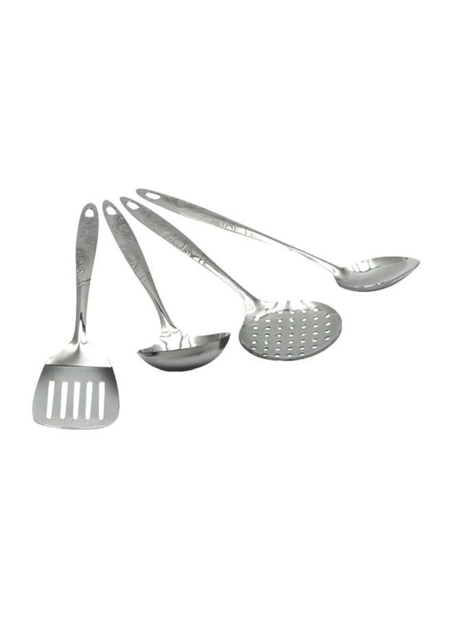 RAJ 4-Piece Kitchen Tool Set Silver  - Image 4