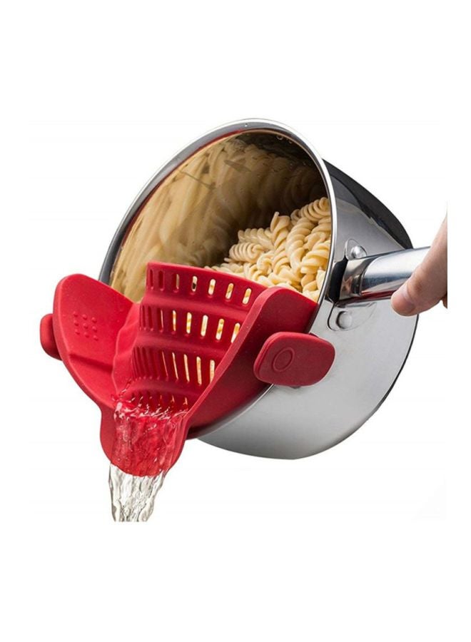 كول بيبي مصفاة من السيليكون مع مشبك أحمر 23x7x13سم - Image 2