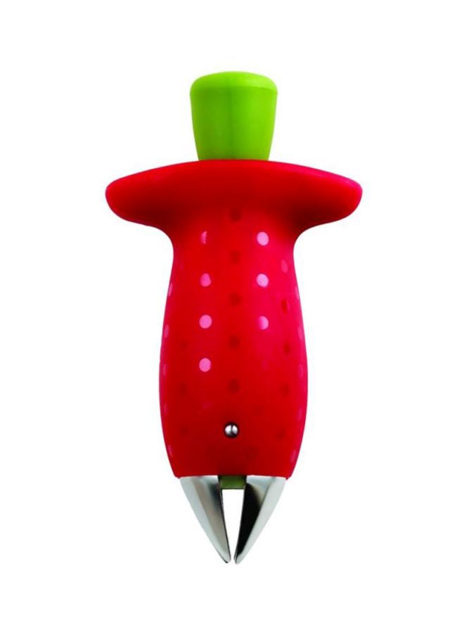 Chef'n Stem Gem Strawberry Huller Red/Silver/Green - Image 1