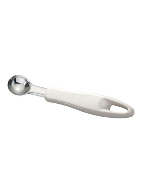 Stainless Steel Melon Baller Fruit Spoon White/Silver