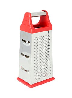 DELCASA 4 Side Grater Silver/Red 9inch  - Image 1