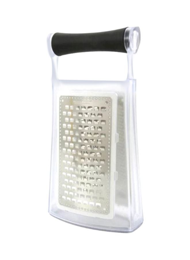 FACKELMANN Stainless Steel Grater With Rubber Handle Silver 275x115mm 