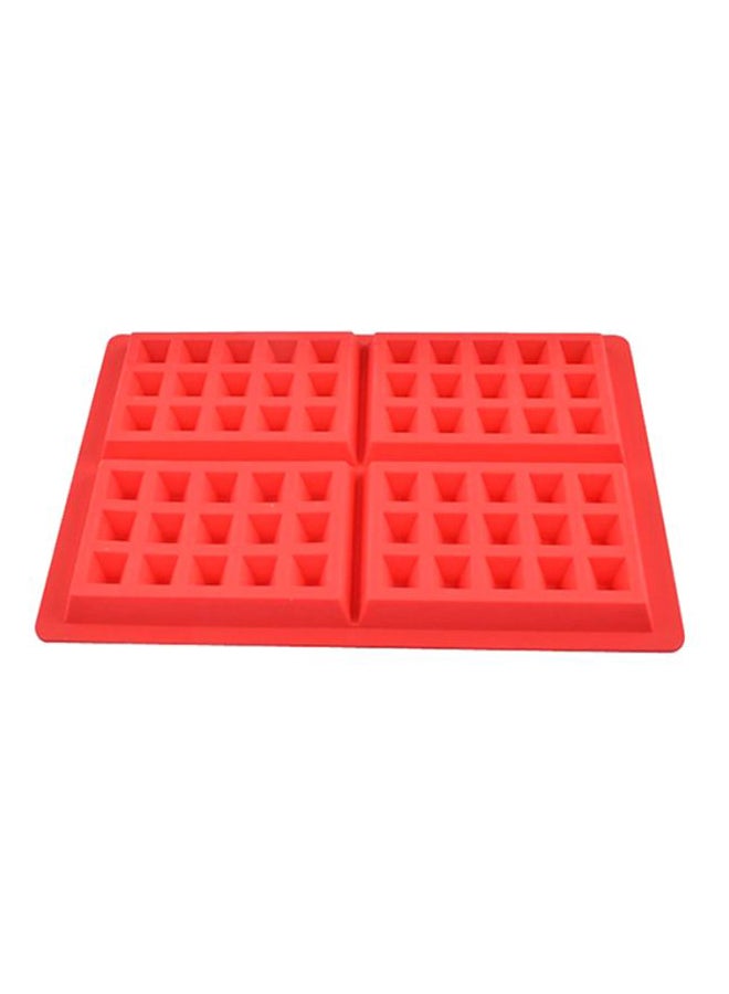شاربدو قالب وافل أحمر 17.5x8x2سم  - Image 1