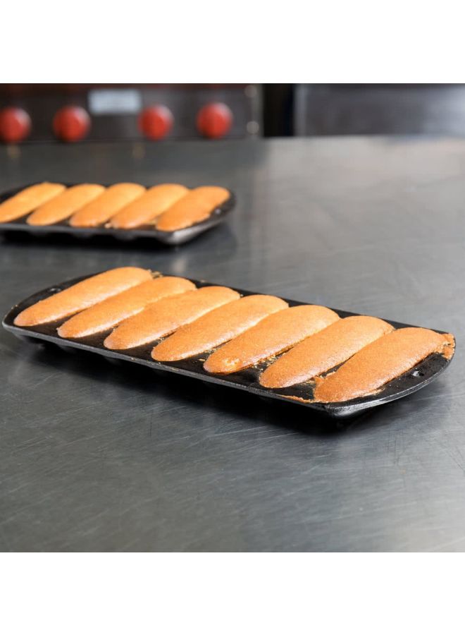 Lodge Cast Iron Cornstick Pan Black 18x37.1x12.4cm - Image 4