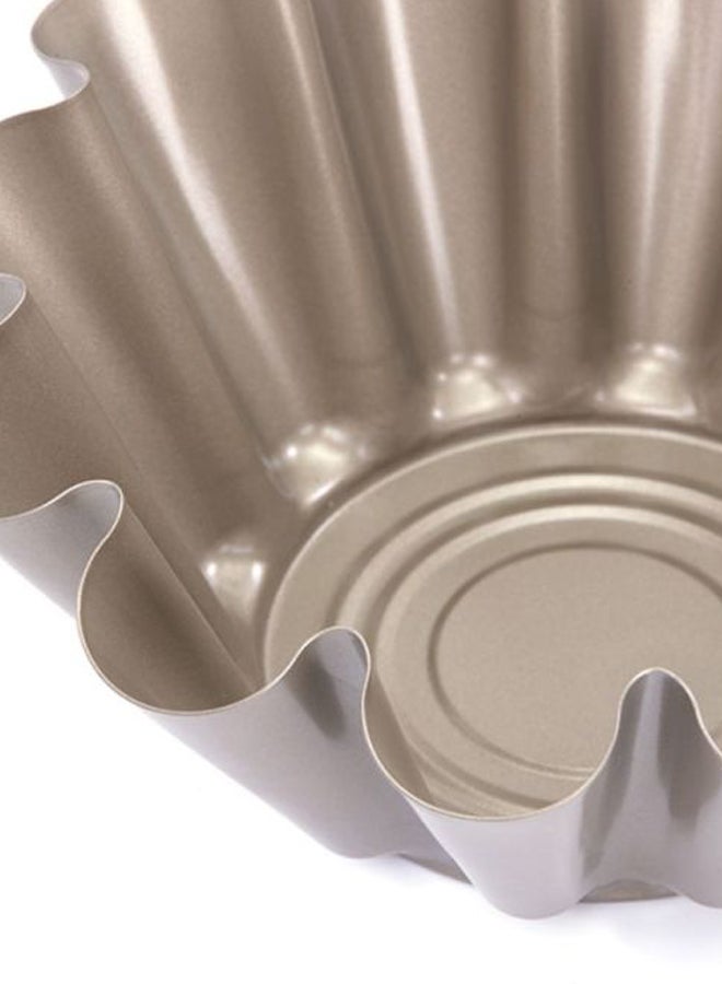 Royalford Brioche Cake Mold Gold 23x9cm  - Image 5