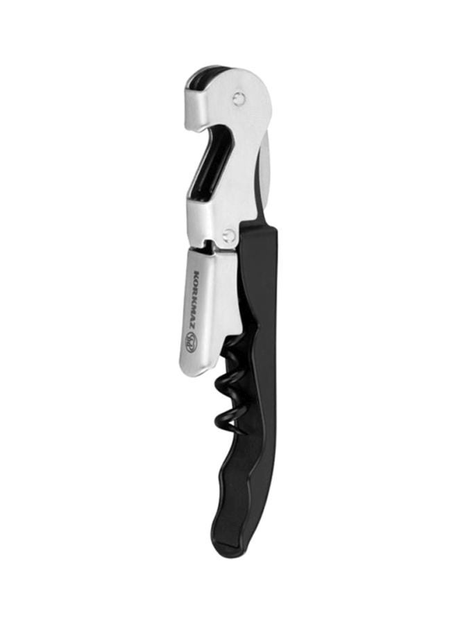 Korkmaz Stainless Steel Bottle Opener Black/Silver 