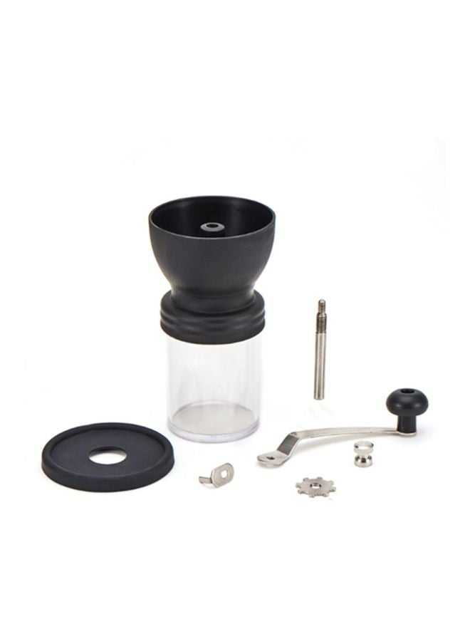 Sharpdo Stainless Steel Manual Coffee Grinder Black 10X10X18.5 Centimeter Black/Clear - Image 3