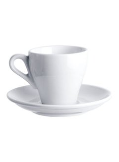 Sharpdo Tea Cup With Sauce White 8.5x6x6cm  - Image 1