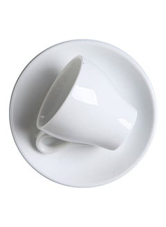 Sharpdo Tea Cup With Sauce White 8.5x6x6cm  - Image 2