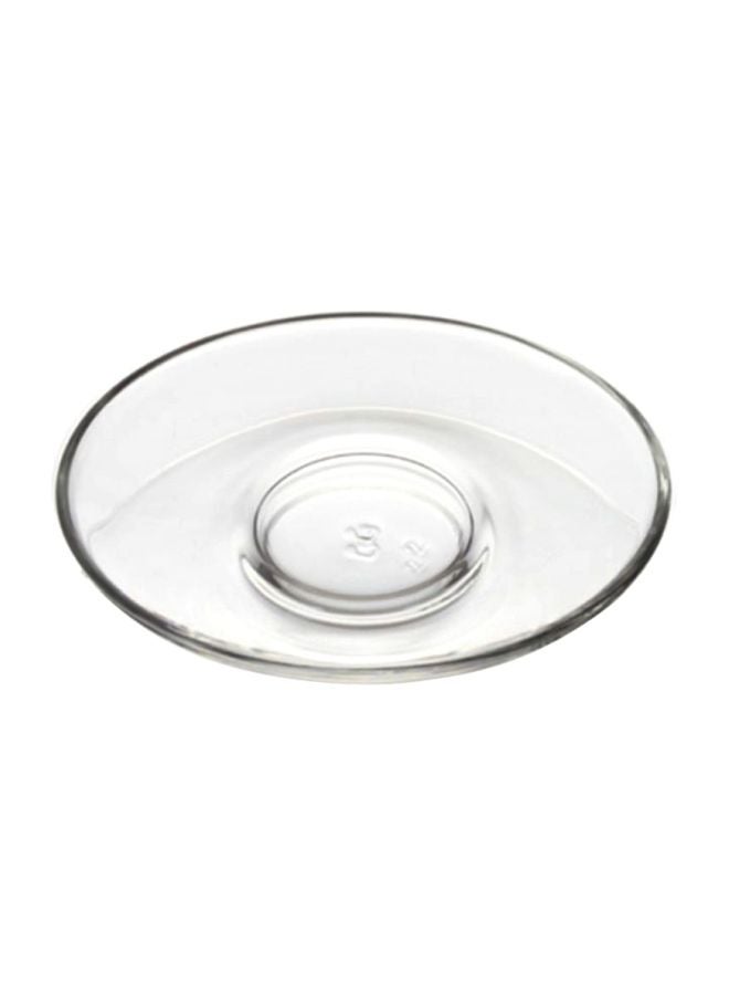 LAV 6-Piece Asena Tea Saucer Set Clear 115mm  - Image 1