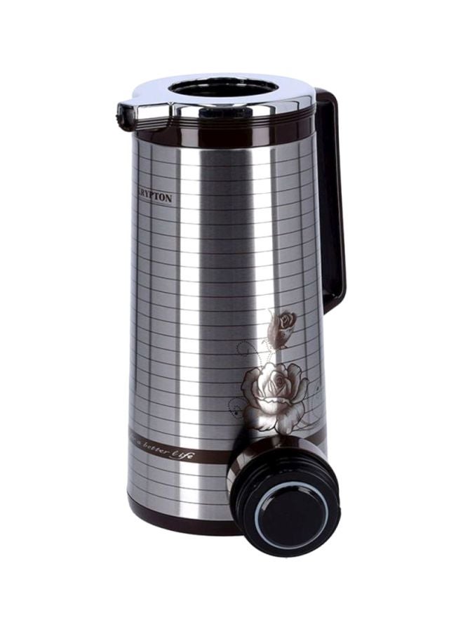 KRYPTON Double Glass Liner Vacuum Flask 1.9L Silver/Black - Image 2
