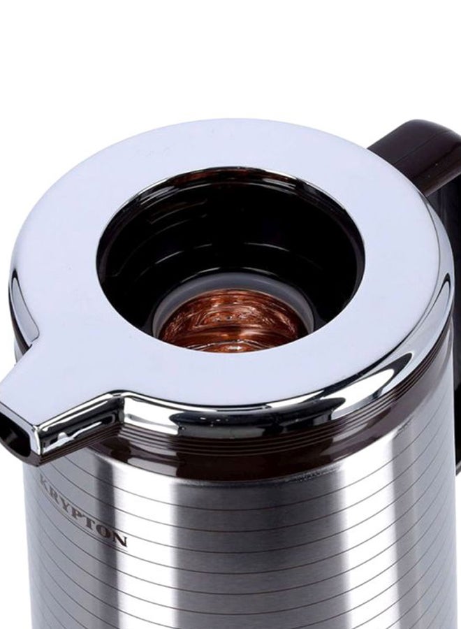 KRYPTON Double Glass Liner Vacuum Flask 1.9L Silver/Black - Image 4