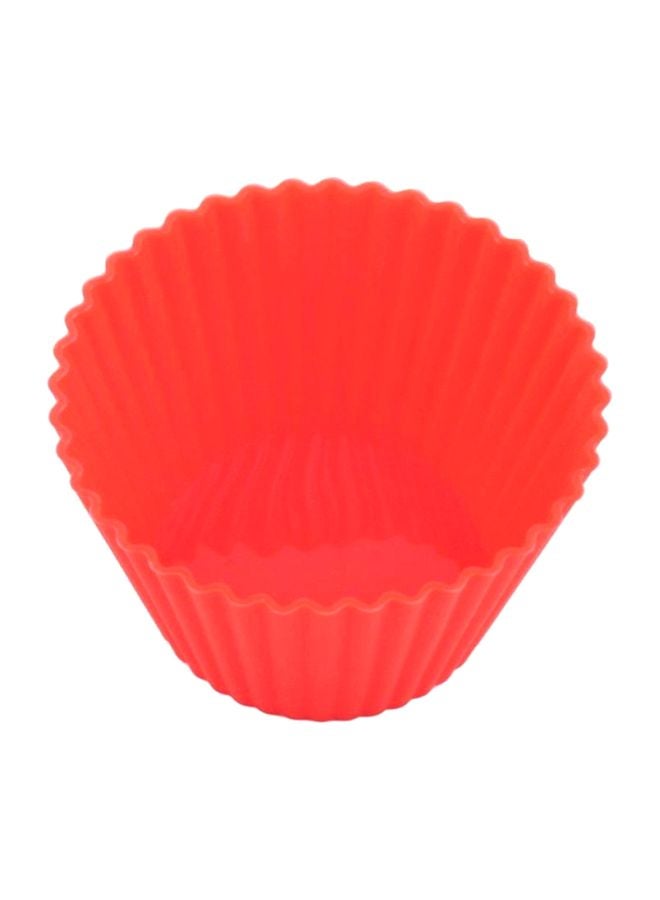 12-Piece Silicone Chocolate Cupcake Liner Mold Multicolour 10x9x5cm - v1615306943/N23429124A_2