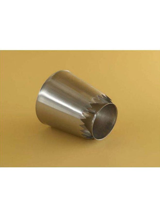 Cake Decorating Piping Nozzle Silver 5cm