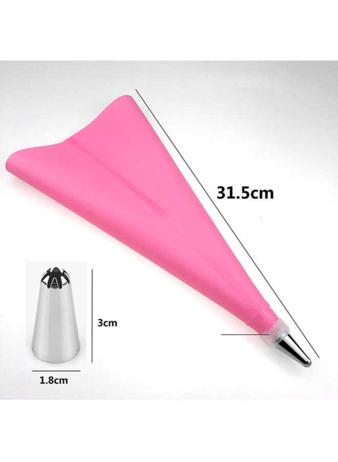 Cool Baby - Stainless Steel Pastry Nozzles For Cream Pink Sheet(31.5), Tips(6x1.8x3) - Image 1