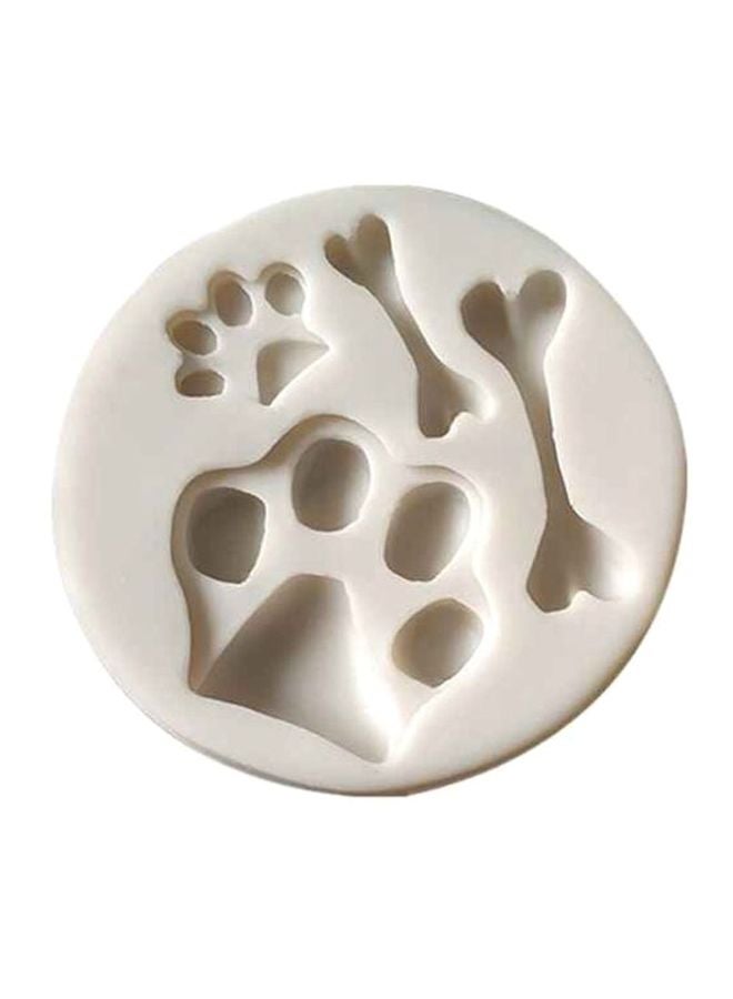 Beauenty Aouke Bone Shape Silicone Mould White One Size - Image 1