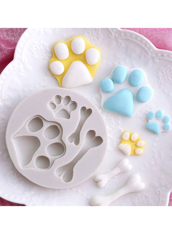 Beauenty Aouke Bone Shape Silicone Mould White One Size - Image 2