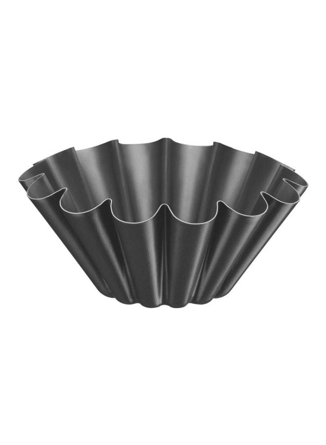 TRAMONTINA Brasil 22cm 1.3L Graphite Aluminum Brioche Mold with Interior and Exterior Starflon Max PFOA Free Nonstick Coating Red 22cm