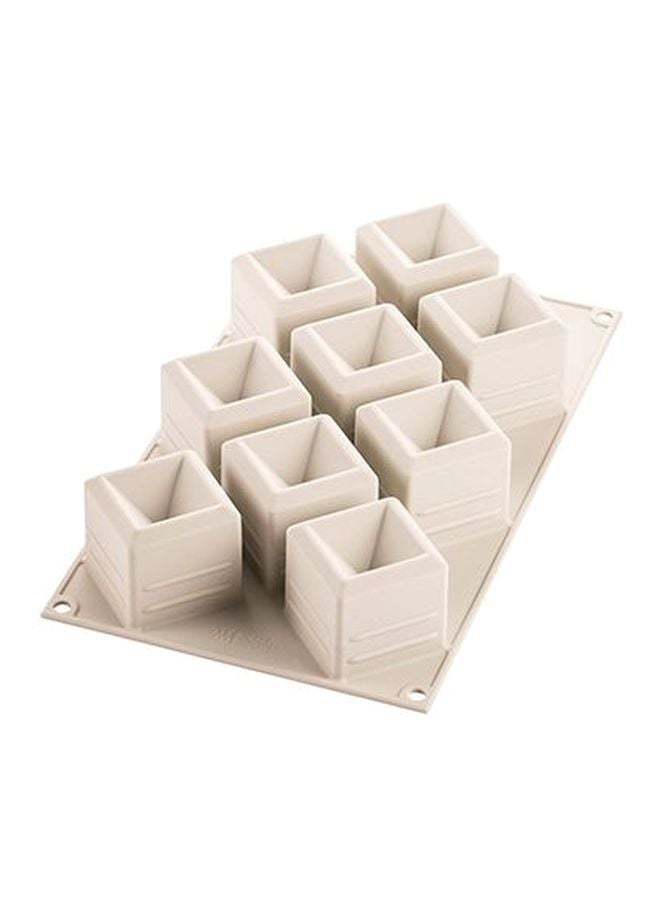Silikomart 2-Piece 3D Mosaic Mould Set Beige 2x945ml  - Image 2