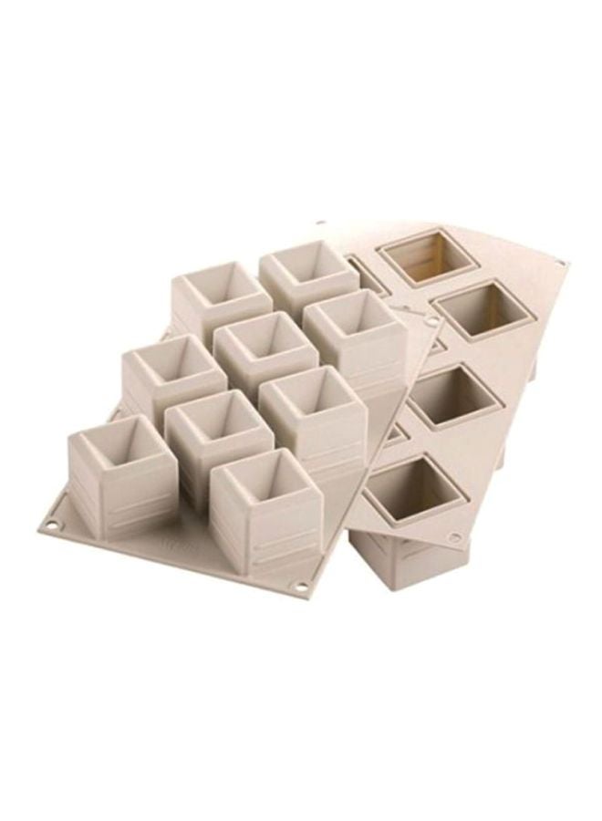 Silikomart 2-Piece 3D Mosaic Mould Set Beige 2x945ml  - Image 3