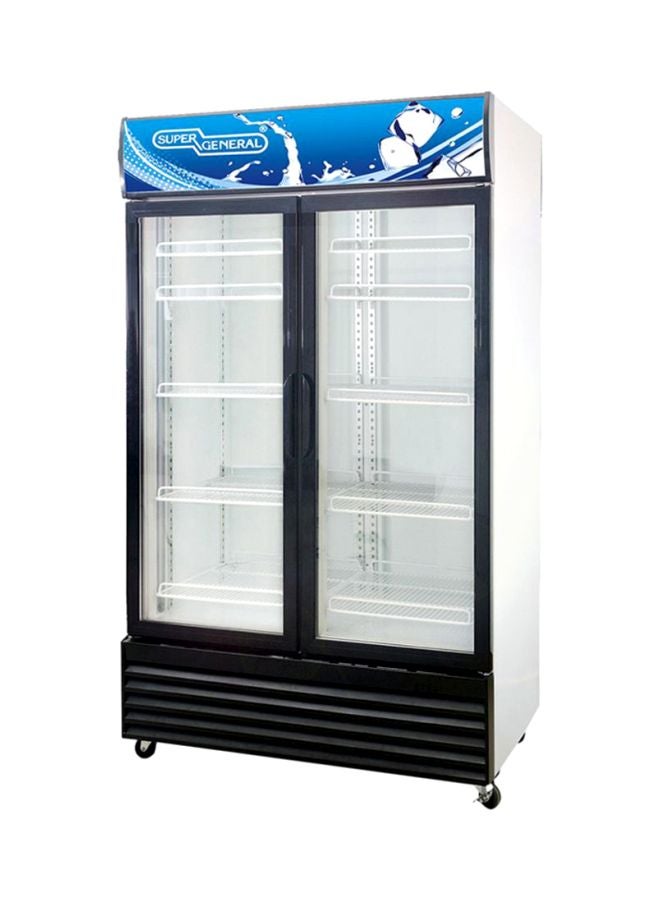 سوبر جنرال مبرد قائم بباب مزدوج سعة 800 لتر 800 L SG SC818IF أسود  - Image 1