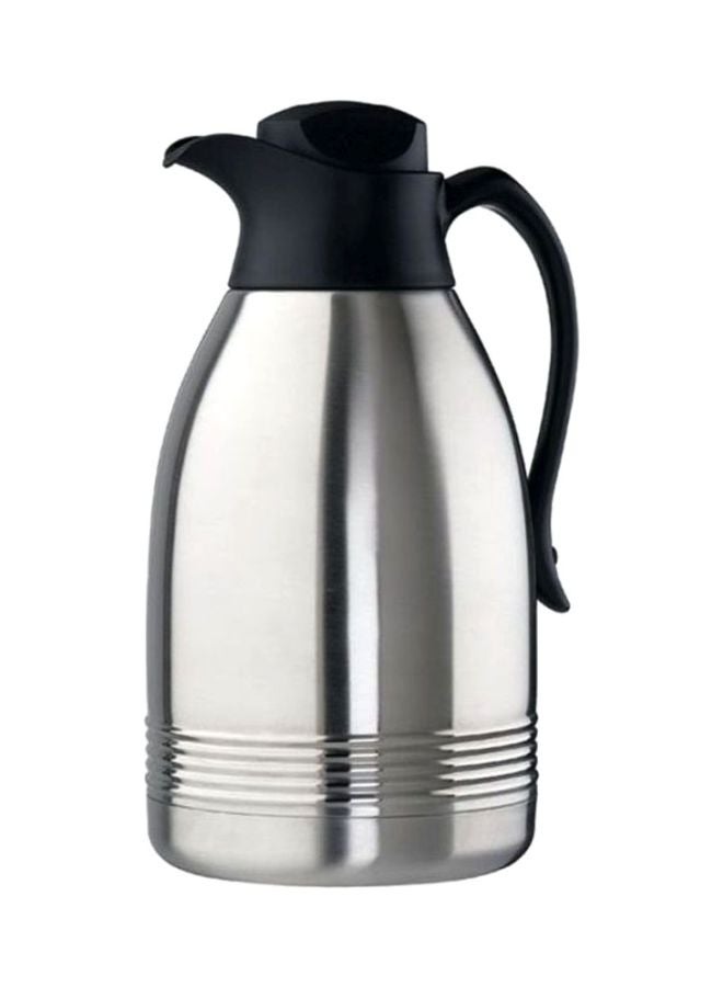 Auberge Vacuum Flask Silver/Black