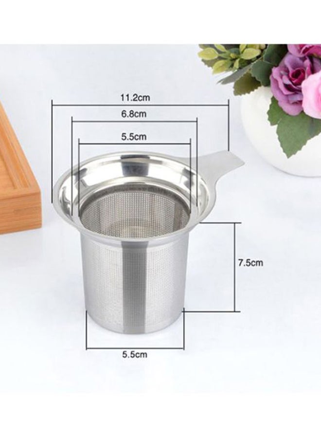 Beauenty Reusable Mesh Tea Infuser Silver 8.8x5.6x7.5cm - Image 4