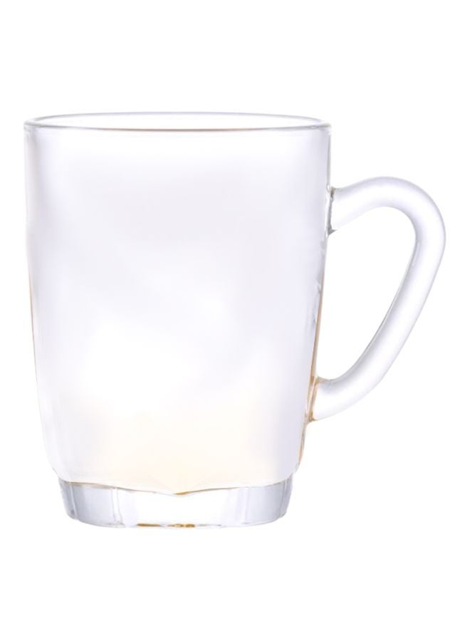 DESSINI 6-Piece Regina Glass Mug Set Clear