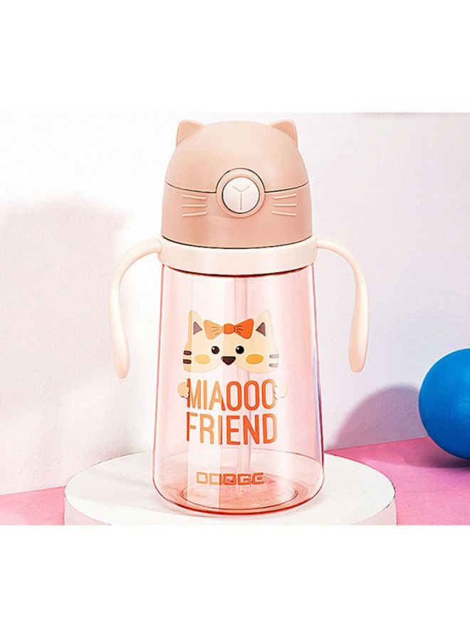 Beauenty Plastic Water Bottle Pink 17.3cm - Image 2