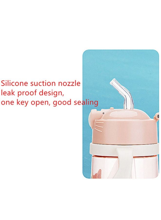 Beauenty Plastic Water Bottle Pink 17.3cm - Image 3